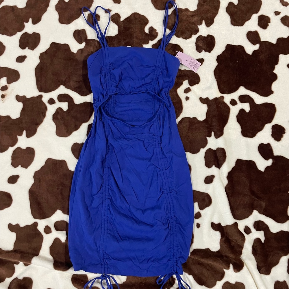 Wild Fable Vibrant Blue Mini Dress